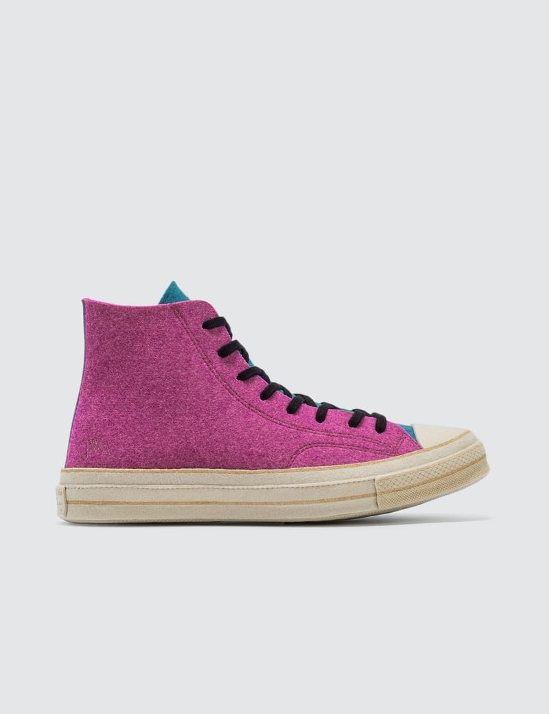 converse x jw anderson felt chuck 70 high top
