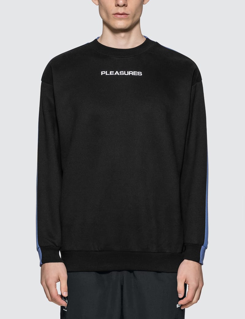 crew neck over hoodie