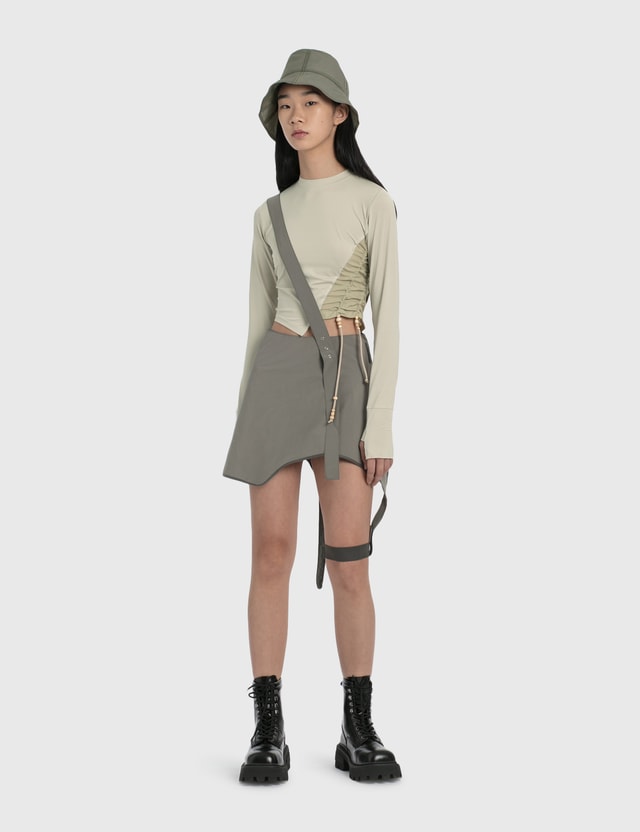 Hyein Seo Twisted Long Sleeve Top