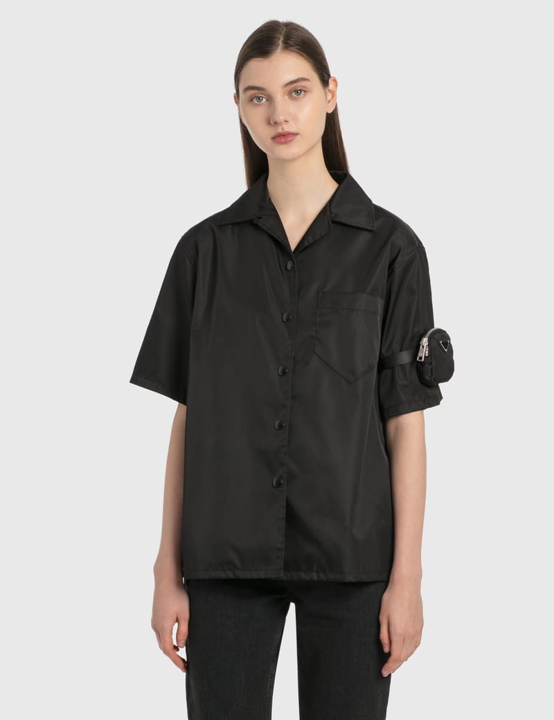 prada gabardine shirt