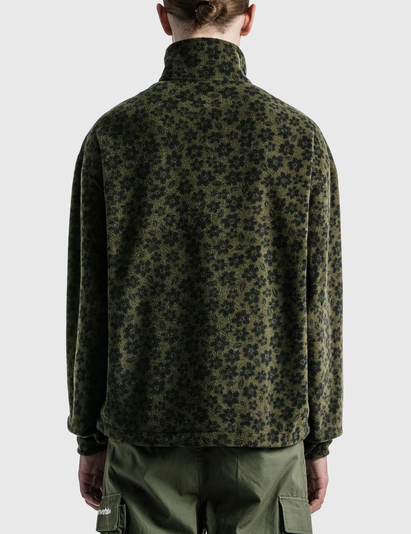 olive fleece jacket