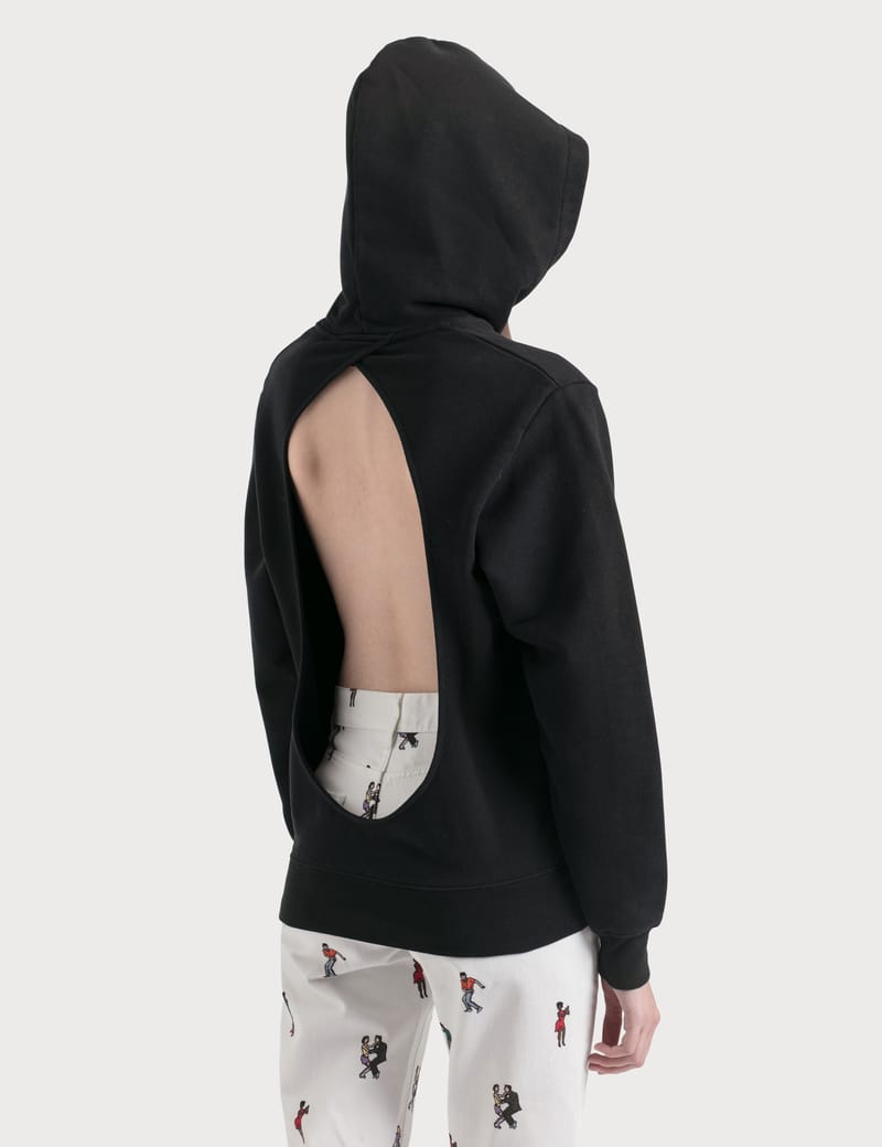 Open back hoodie Clearance