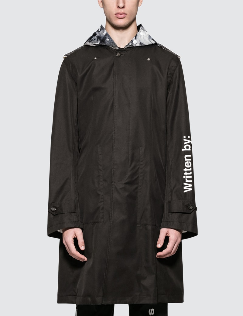 Image of Takahiromiyashita Thesoloist Wrapped Collar Rain Coat