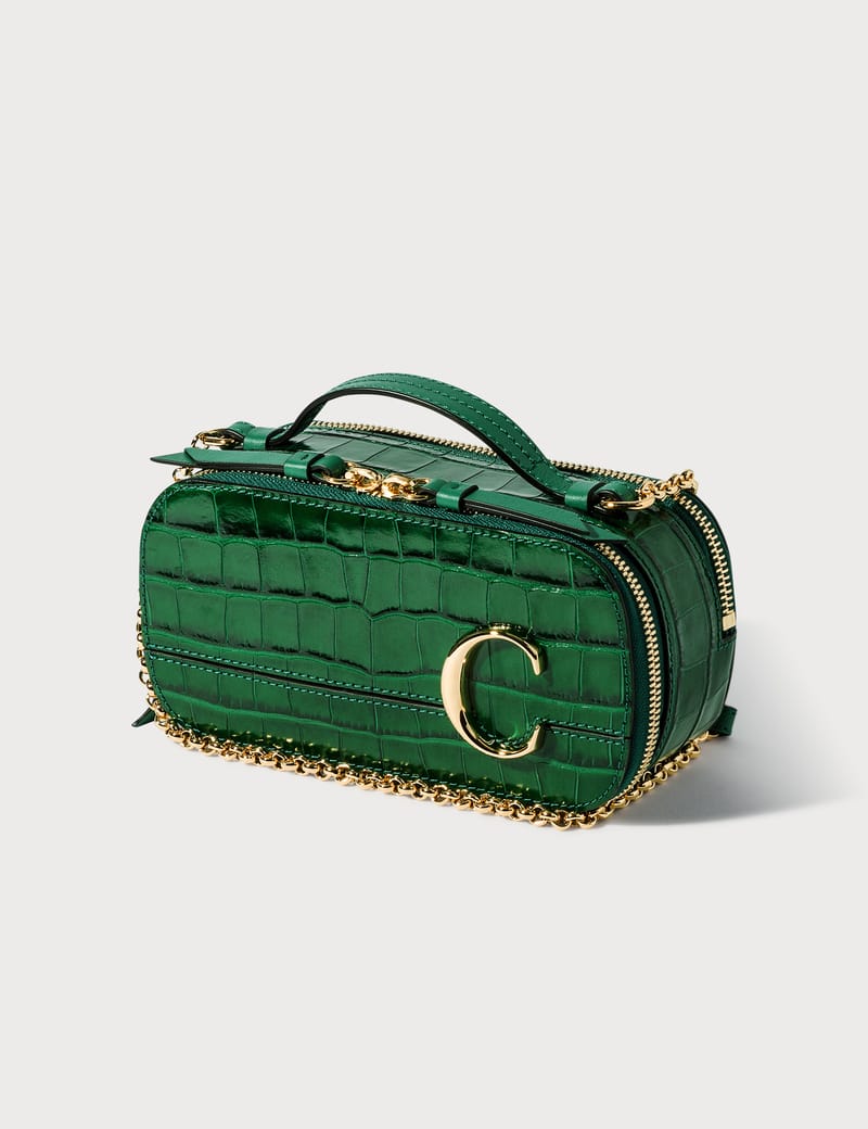 chloe c bag green