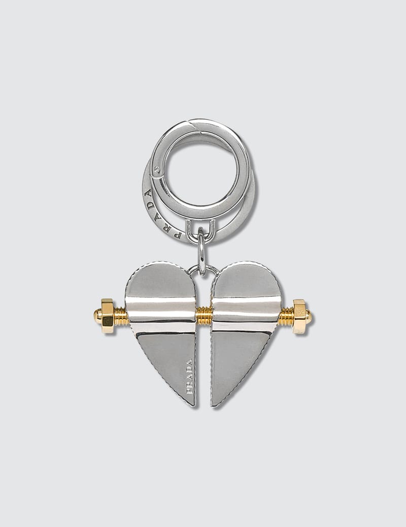 prada heart keychain