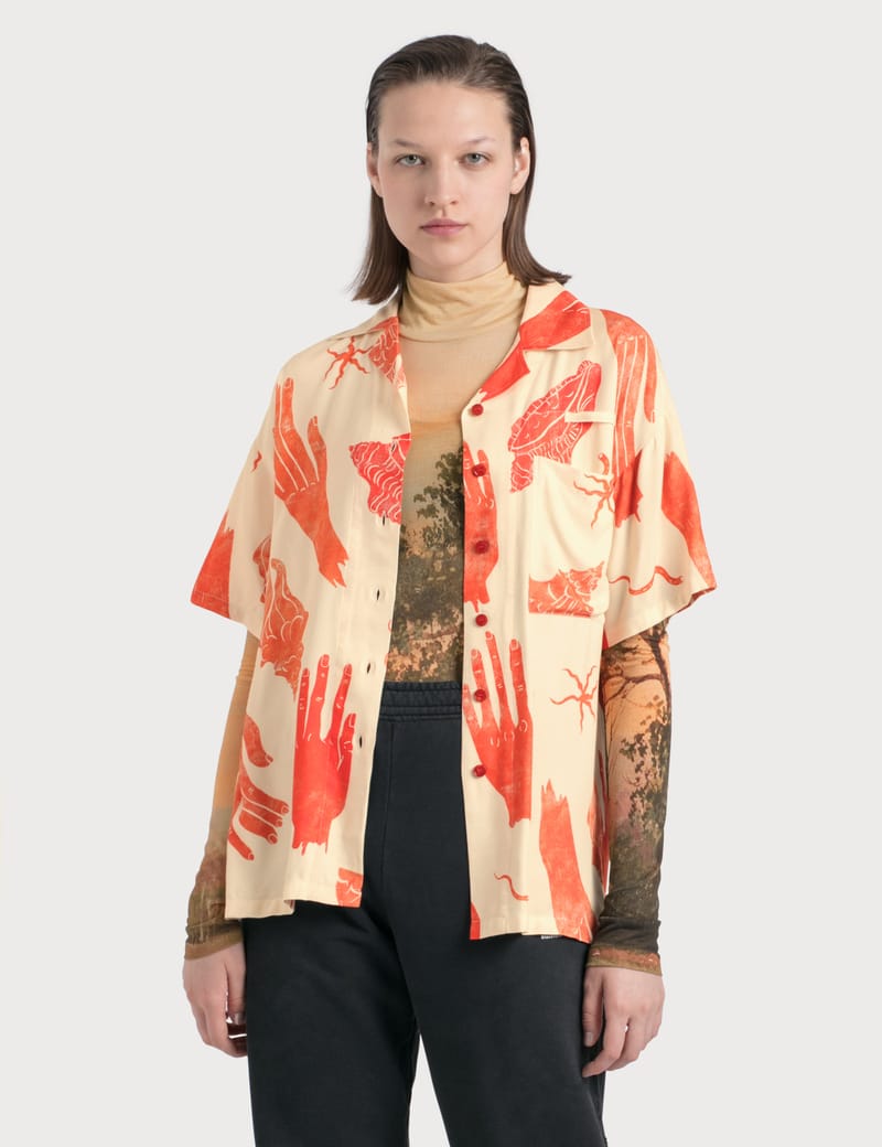 acne studios printed shirt