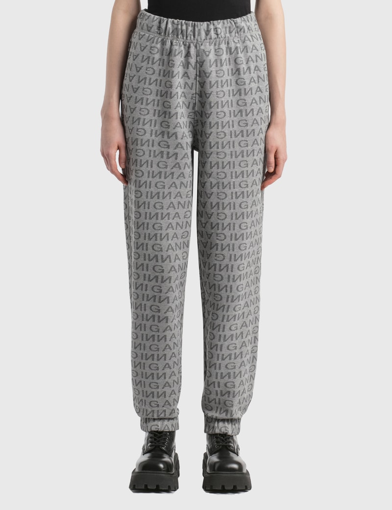 Image of Ganni Jacquard Isoli Elasticated Pants