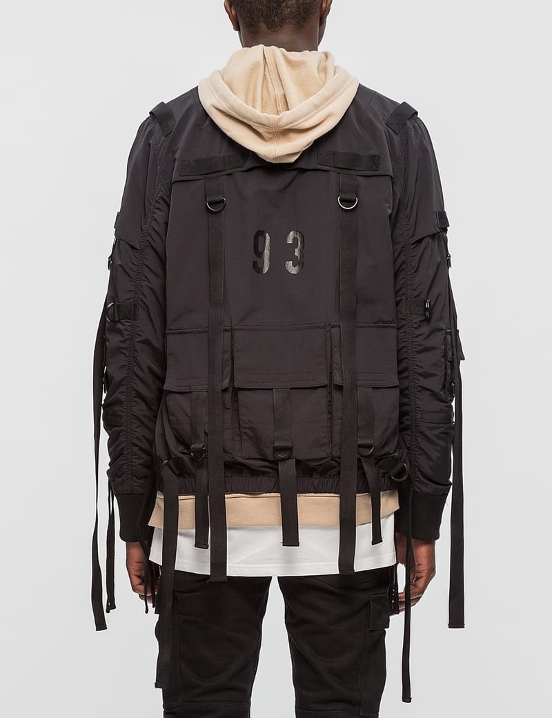 strapped bomber vest