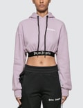 Palm Angels New Basic Cropped Hoody Picture