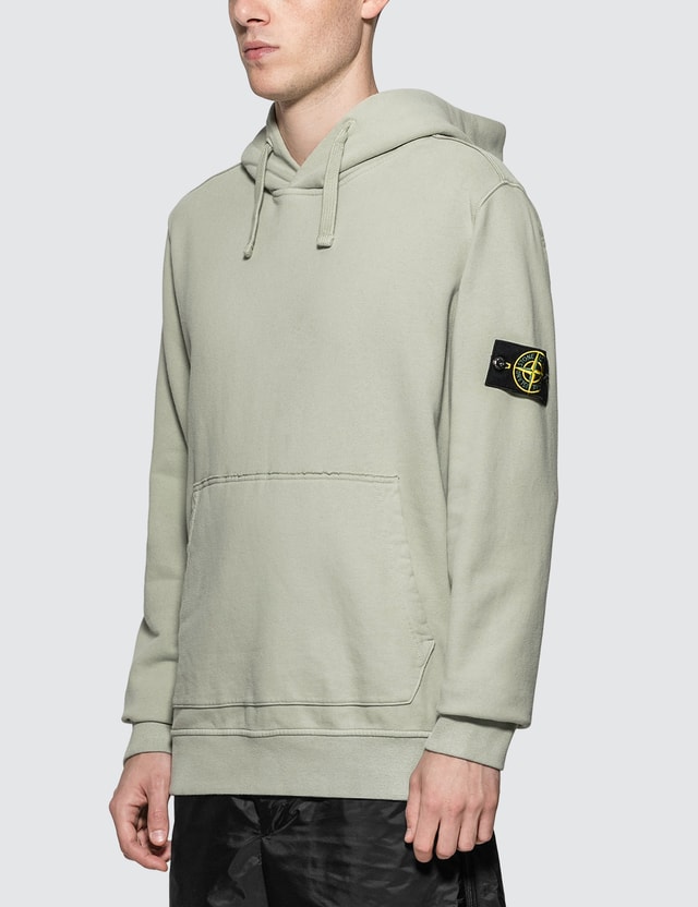 Stone Island Compass Logo Patch Hoodie Hbx