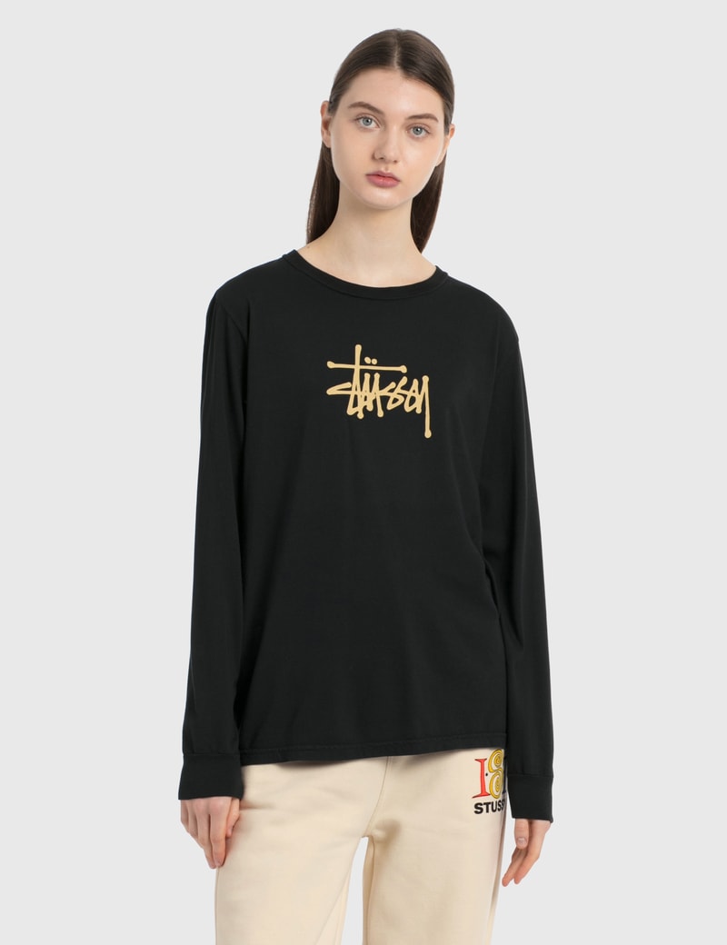 Image of Stussy Basic Stussy Long Sleeve T-Shirt