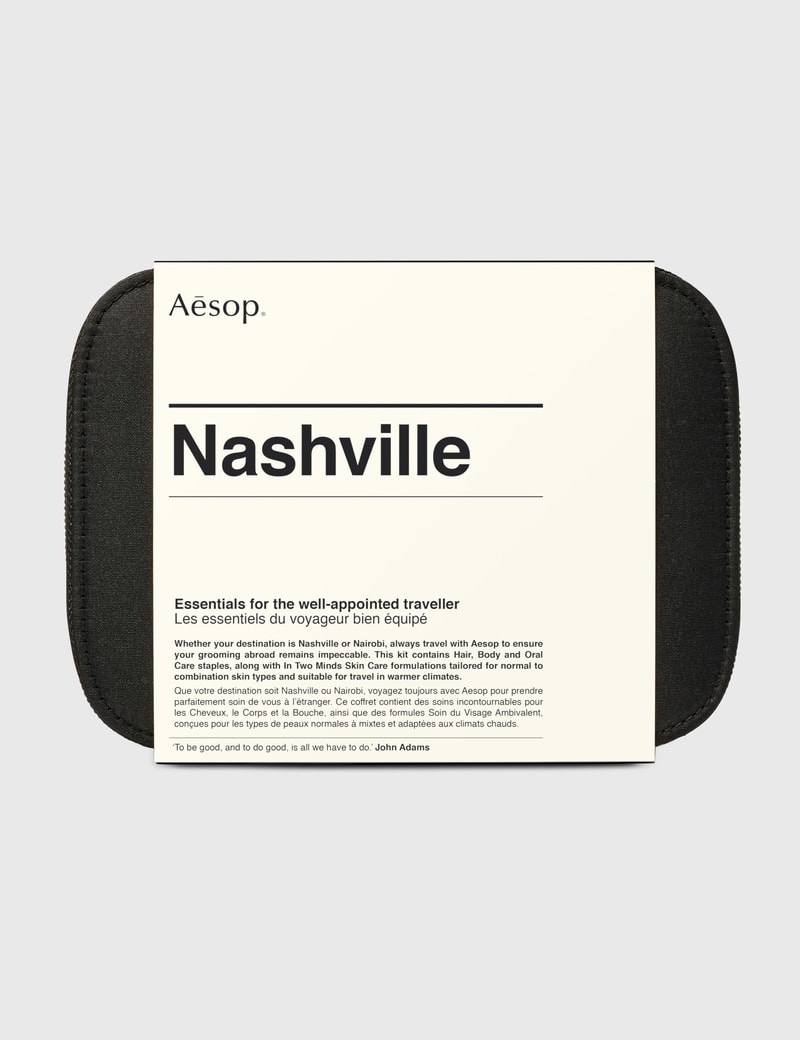 Click to view more detailed imagery on our partner's website Aesop Nashville City Kit In N,a