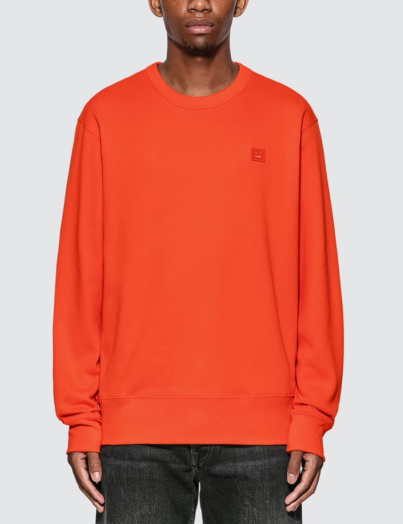 acne studios face patch hoodie