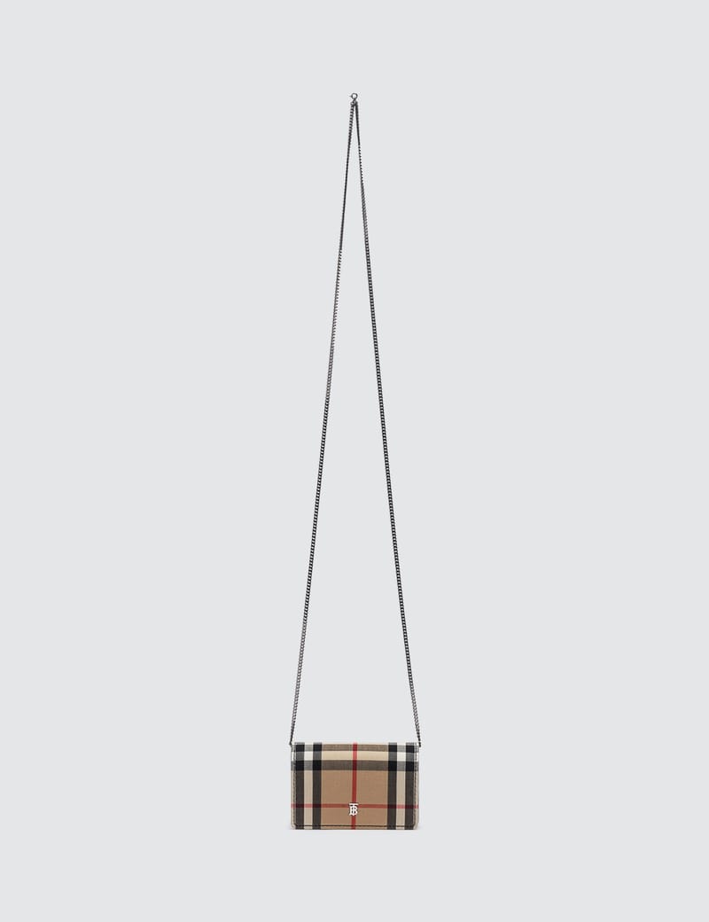 burberry jessie vintage check crossbody bag