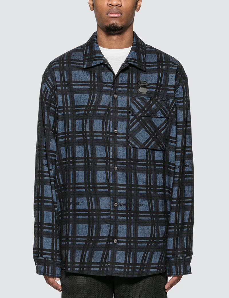 mens off white flannel