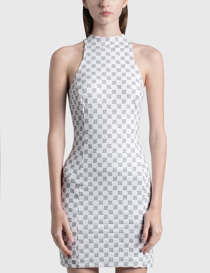 reflective mini dress