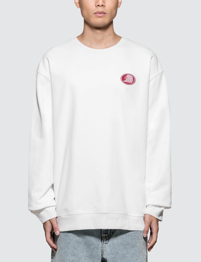 calvin klein embroidered sweatshirt