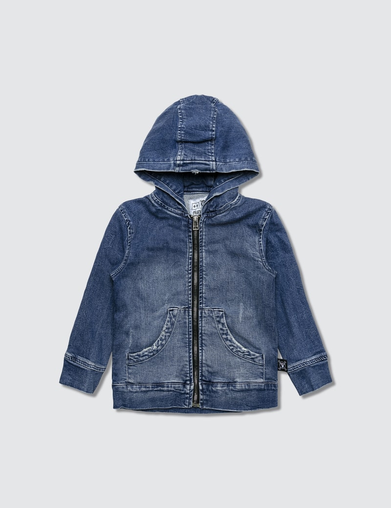Image of NUNUNU Denim Zip Hoodie
