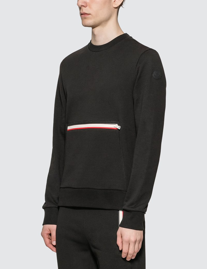 moncler black sweatshirt