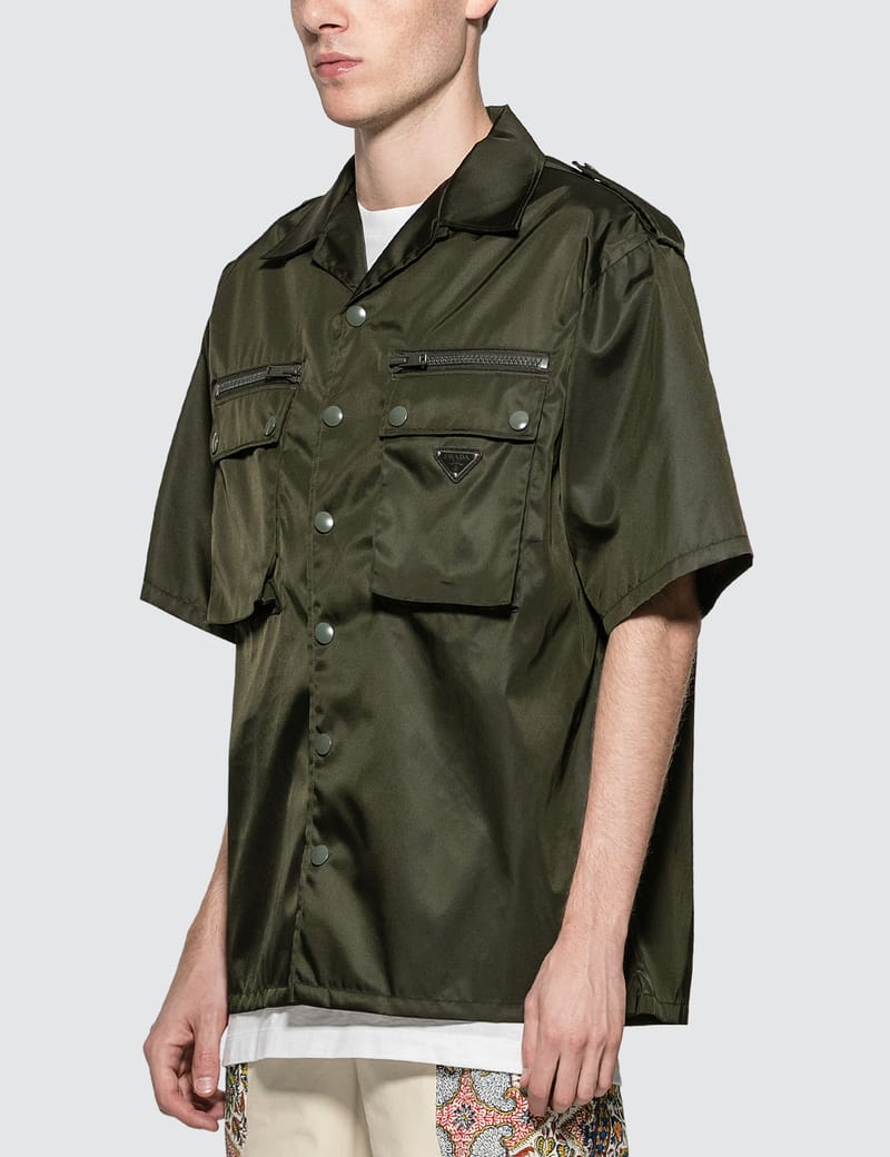 prada nylon gabardine shirt