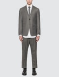 Thom Browne Super 120s Classic Wool Twill Suit With Tie Picture