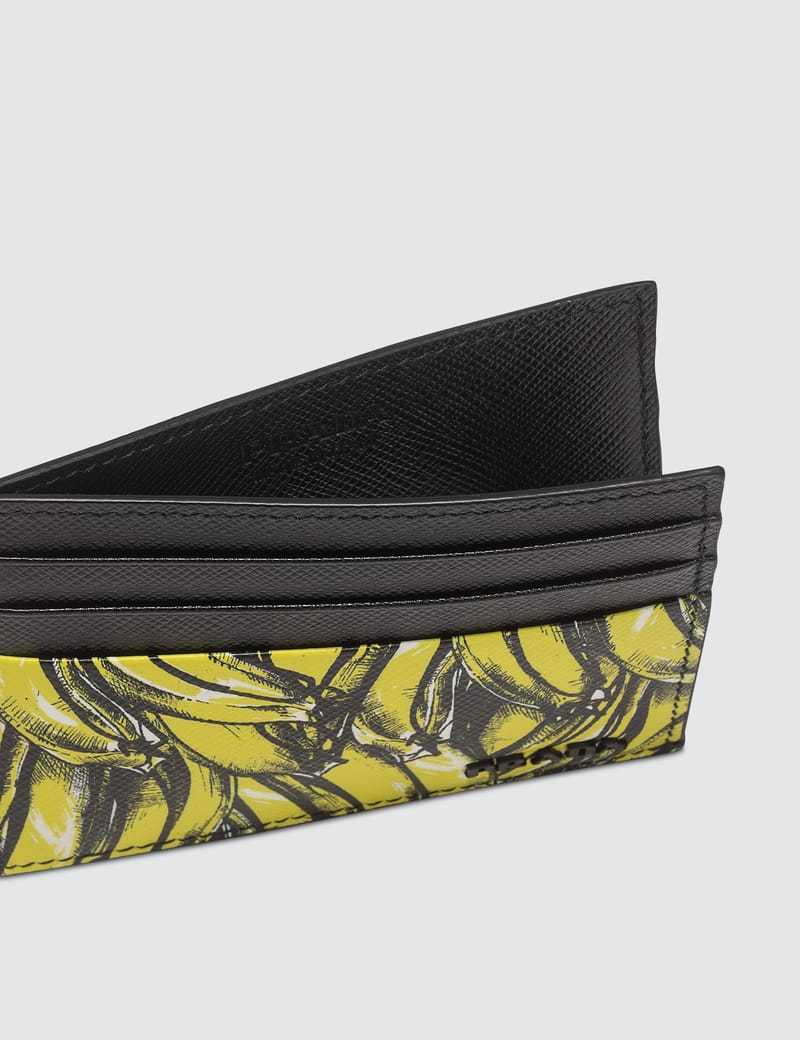 prada banana card holder