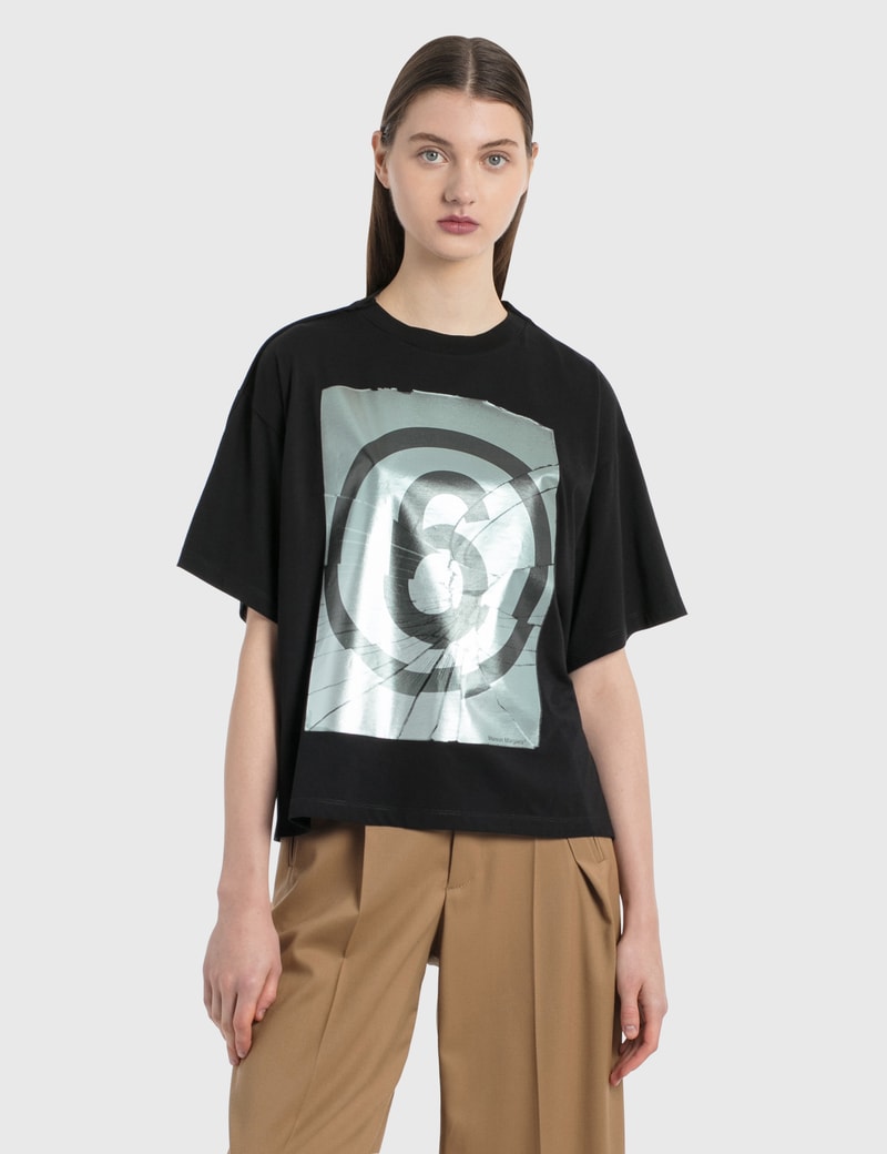 Image of MM Maison Margiela  Logo Graphic T-Shirt