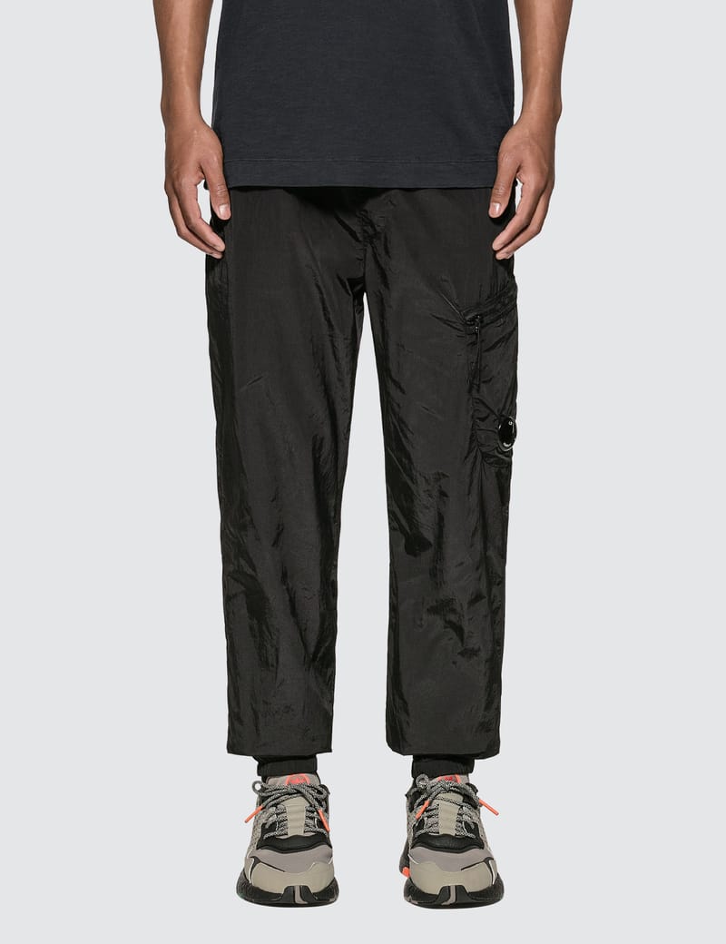 cp company lens cuffed track pants