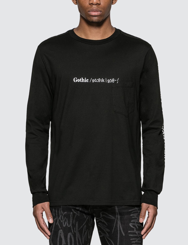 Image of Takahiromiyashita Thesoloist Gothic Long Sleeve T-Shirt