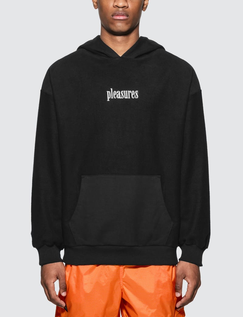 pleasures logic reverse terry hoodie