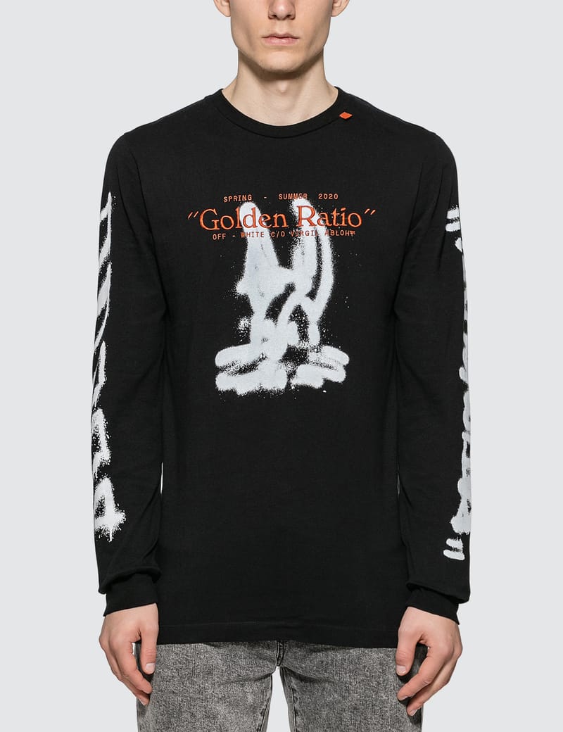 off white long sleeve tee