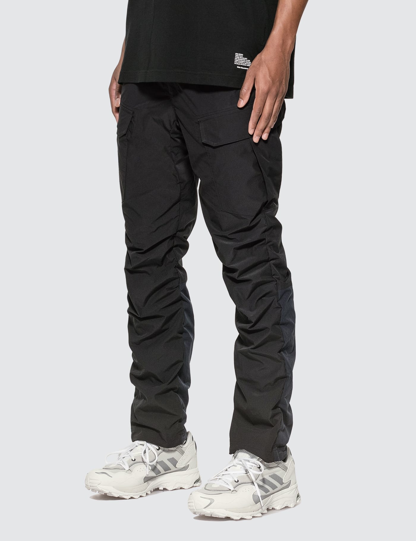 Stretched Shirring Cargo Pants 