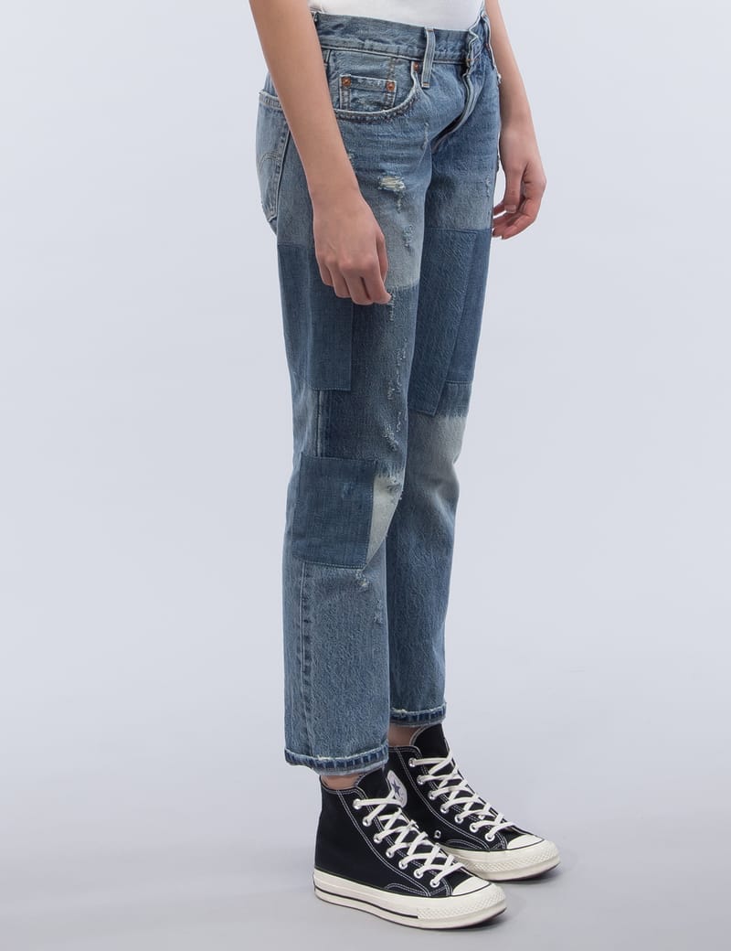 levi's 501 patch jean