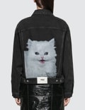 MSGM Cat Print Denim Jacket Picture