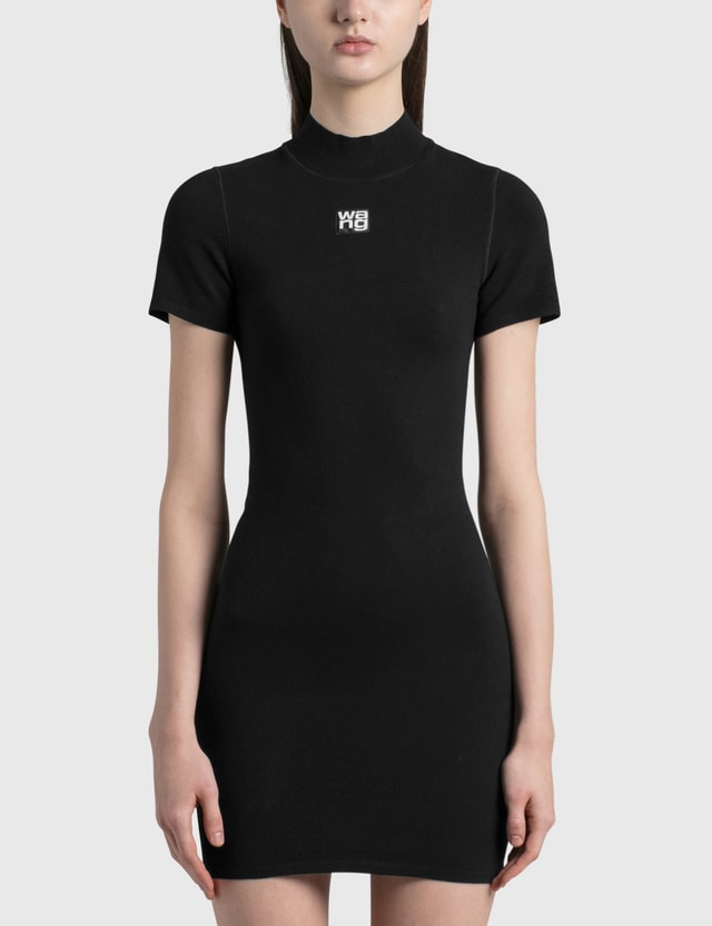 Alexander Wang T Bodycon Logo Patch Dress Hbx