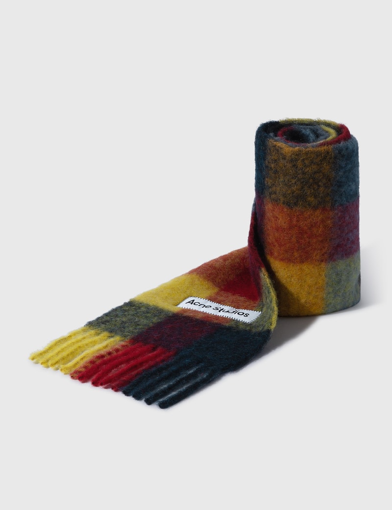 Image of Acne Studios Large Check Scarf