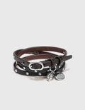 Alexander McQueen Double-wrap Leather Bracelet Picture