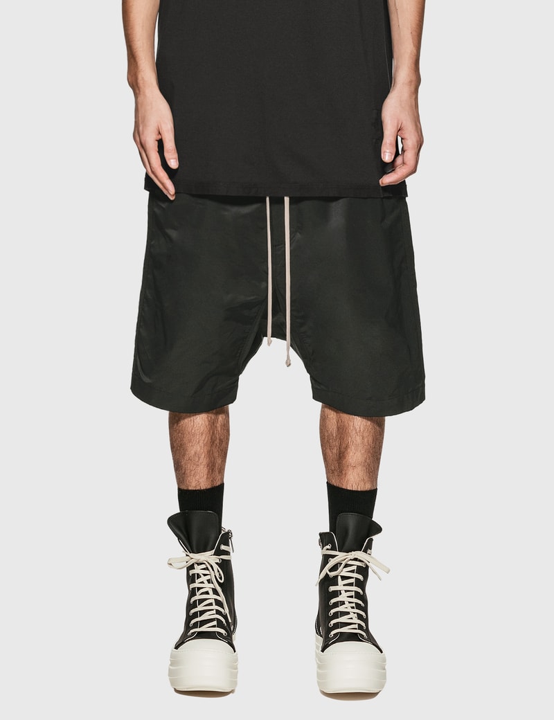Image of Rick Owens Drkshdw Lightweight Jersey Drawstring Pods Shorts