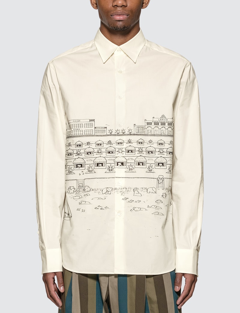 Image of Lanvin Babar Poplin Shirt