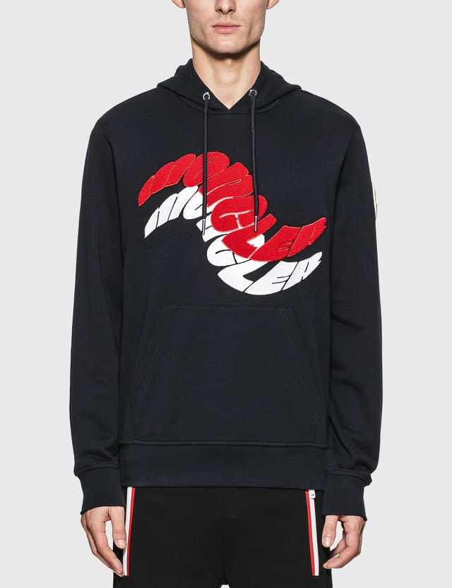 Moncler Double Logo Hoodie Hbx