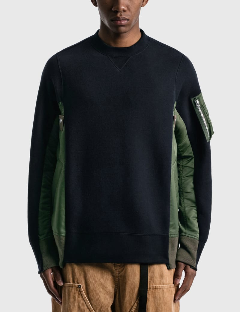 sacai sponge sweatshirt