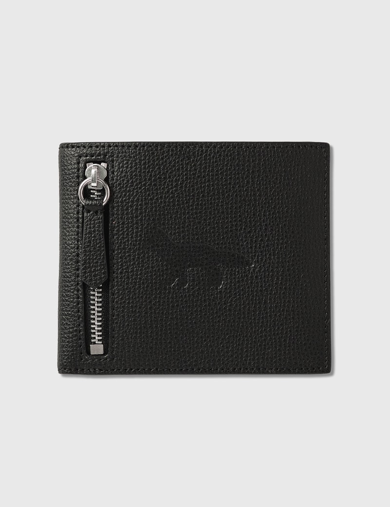 Image of Maison Kitsune Debossed Fox Logo Wallet