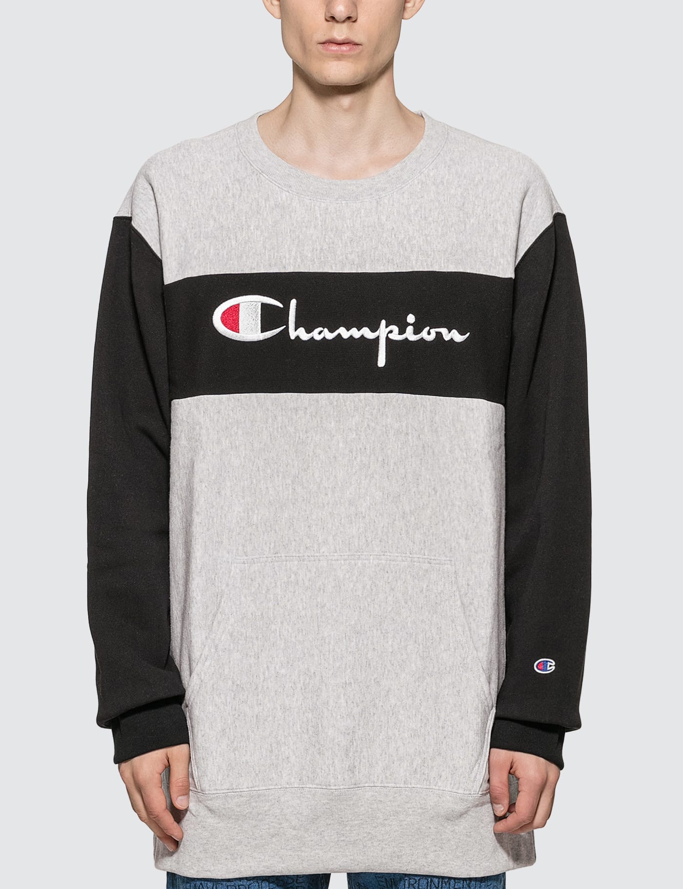 champion block sweatshirt