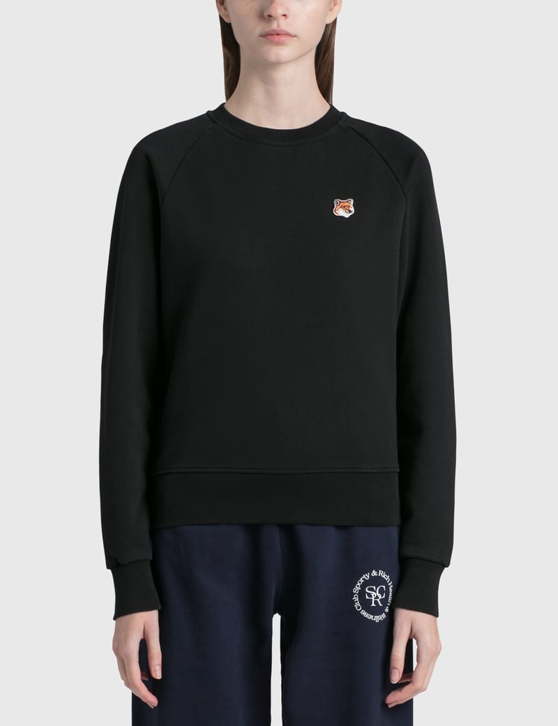 maison kitsune fox head sweater