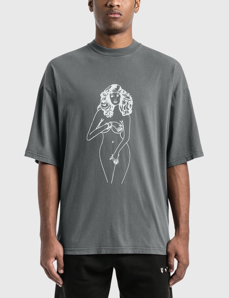 Image of Palm Angels GD Exotic Woman Over T-Shirt