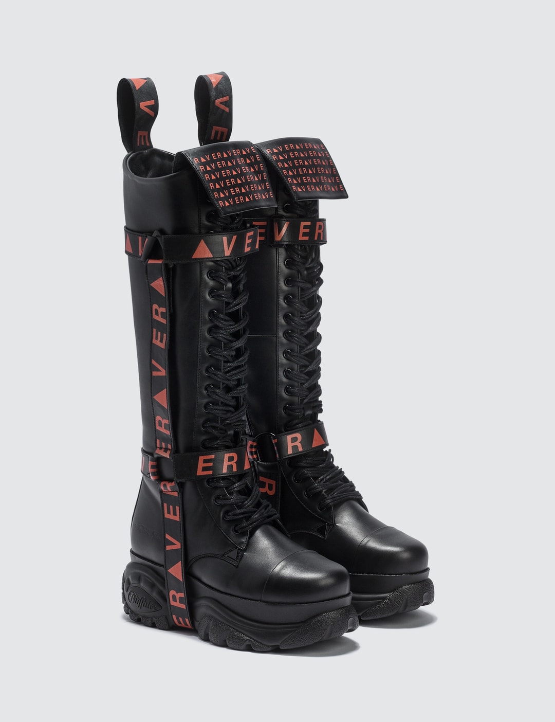 Buffalo London - Buffalo X Rave High Boots | HBX - Globally Curated Fashion and by Hypebeast