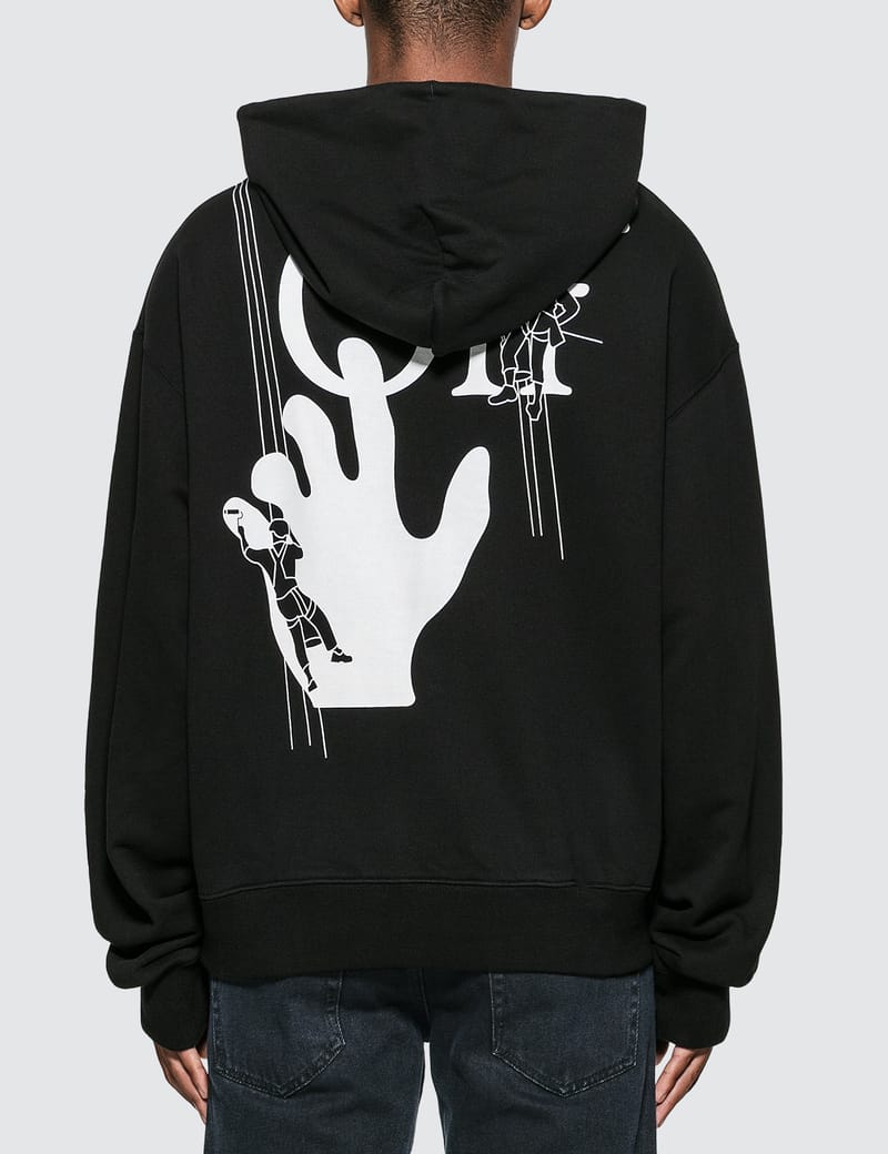 Off white hand painters hoodie Clearance