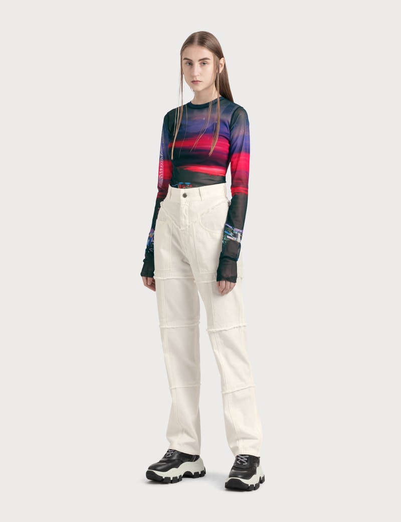 Image of Ambush High Waisted Denim Pants