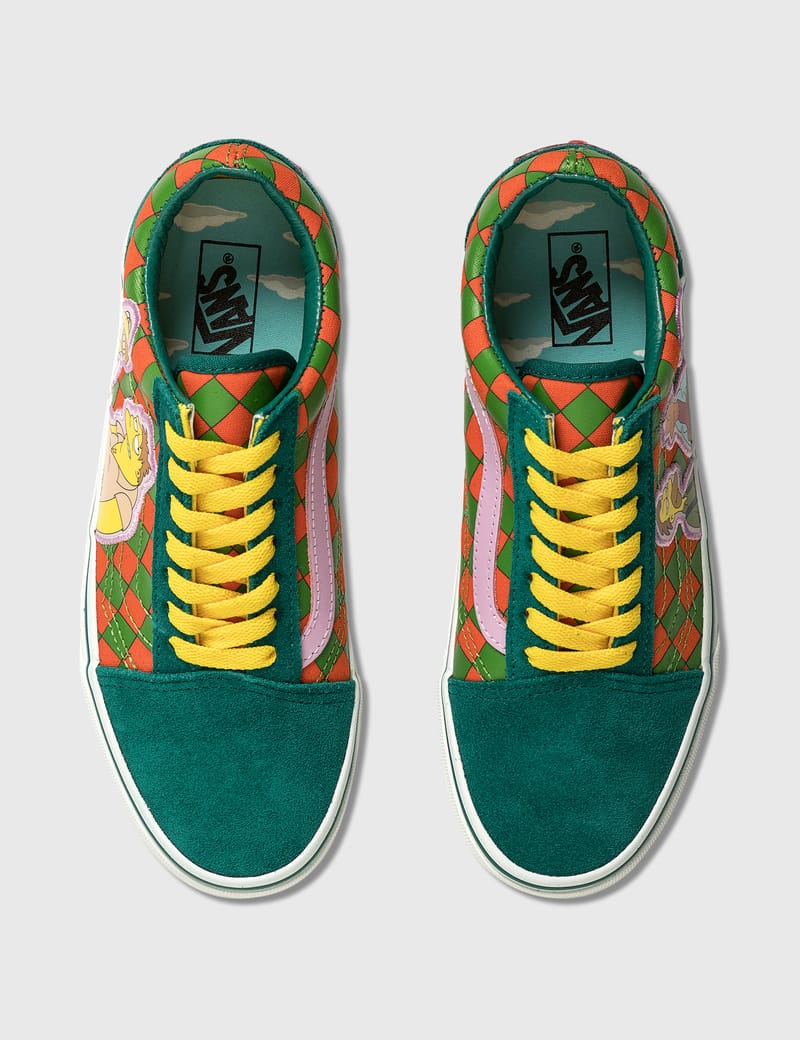 the simpsons x vans moe's old skool shoes