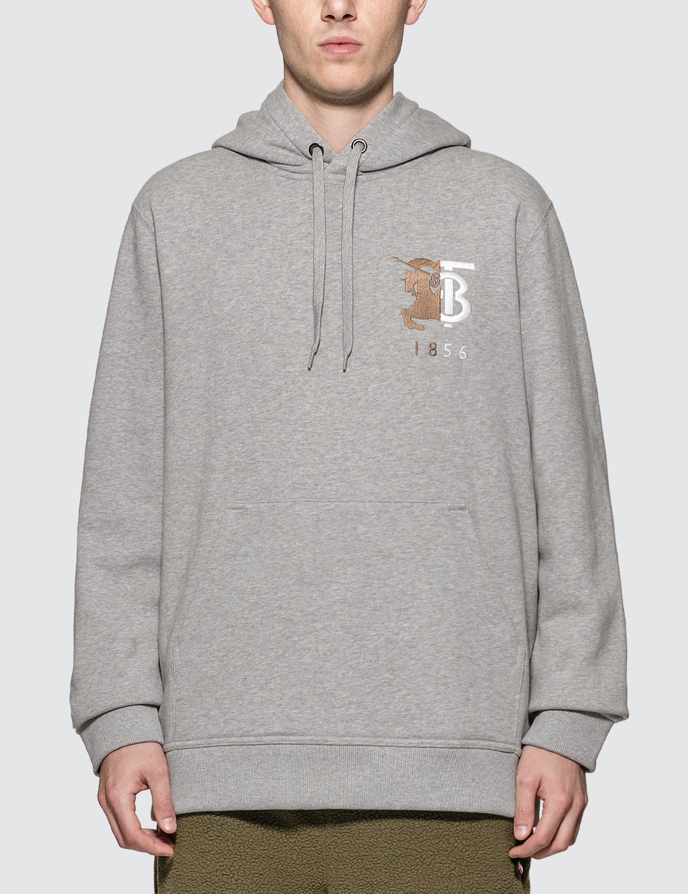 Burberry - 1856 Embroidered Logo Hoodie 